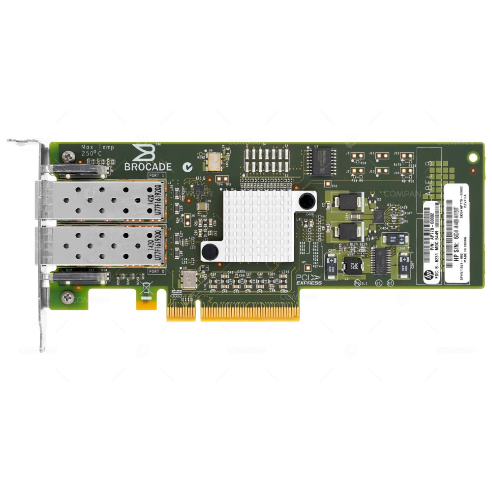 571521-002 LP HP 82B DUAL PORT 8GB FC HBA ADAPTER PCI-E LOW PROFILE